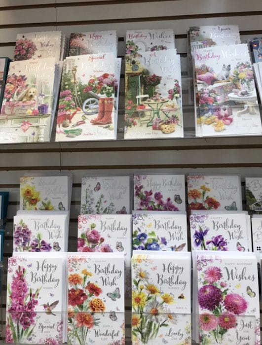 Cards by Local Harrogate Designers at Daisy Mays Victoria Shopping Centre